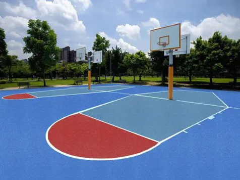 沈阳塑胶篮球场场地的施工方法及造价